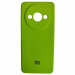 Чехол силиконовый Xiaomi Redmi А3/A3X/POCO C61 Silicone Case с лого салатовый#2114290