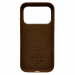 Чехол-накладка Magsafe для Apple iPhone 17 Pro кожаный коричневый#2143048