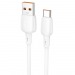 Кабель USB - Type-C Borofone BX93 Super PD (повр. уп.) 100W 100см 5A  (white) (242210)#2180207