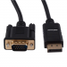 Кабель GoPower DisplayPort (m)-VGA (m) 1.8м ПВХ черный Premium Zip-Lock c подвесом (1/100)#2115175