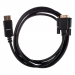 Кабель GoPower DisplayPort (m)-VGA (m) 1.8м ПВХ черный Premium Zip-Lock c подвесом (1/100)#2115174