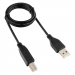 Кабель Гарнизон USB (m)-USB B (m) 1м черный#2133866