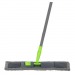 Швабра для пола Рыжий кот 120см телескопическая с насадкой Mop Click серый зеленый (1/24)#2114672