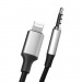 Аудио Адаптер UGETUS UG05 Lightning - 3.5mm AUX (черный)#2117297