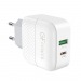 Сетевое З/У GFPower GF60PD 1USB/Type-C 3.0A QC3.0 белый (1/32/128)#2122100