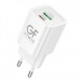 Сетевое З/У GFPower S75PQ 1USB+1Type-C 30W QC3.0 белый (1/30/180)#2122116