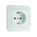 Розетка с сетевым фильтром Makel Lillium 1гн. 16A С/З белый 18002139 (1/5)#2130626