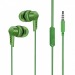 Наушники внутриканальные GFPower H01 с микр. зеленый (1/1000)#2122126