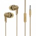 Наушники внутриканальные GFPower H01 с микр. золотой (1/1000)#2122127