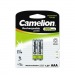 Аккумулятор бытовой Camelion HR03 AAA BL2 NI-CD 300mAh  (2/24/480)#2119729