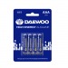 Батарейка Daewoo HIGH ENERGY LR03 AAA BL4 Alkaline 1.5V (4/40/960)#2116191