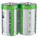 Батарейка GREEN POWERlab LR20 D Shrink 2 Alkaline 1.5V (2/12/144)#2117536