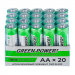 Батарейка GREEN POWERlab LR6 AA BOX20 Alkaline 1.5V (4/20/120/720)#2117538