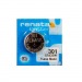 Батарейка Renata 301 (SR43SW) Silver Oxide 1.55V (1/10/100)#2117493