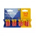 Батарейка Varta LONGLIFE MAX POWER (MAX TECH) LR6 AA BL5+3 Alkaline 1.5V (4706) (8/160)#2117463