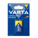 Батарейка Varta LONGLIFE Крона 6LR61 BL1 Alkaline 9V (4122) (1/10/50)#2117440