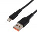 Кабель GoPower GP01L-2M USB (m)-Lightning (m) 2м 2.1A черный (1/200/800)#2117640
