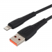 Кабель GoPower GP07L USB (m)-Lightning (m) 1м 2.4A силикон черный (1/200/800)#2117630
