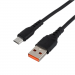 Кабель GoPower GP06M USB (m)-microUSB (m) 1м 2.4A ПВХ черный (1/200/800)#2117654