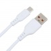 Кабель GoPower GP01M-2M USB (m)-microUSB (m) 2м 2.1A белый (1/200/800)#2117724
