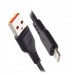 Кабель GoPower GP01L USB (m)-Lightning (m) 1м 2.4A ПВХ черный (1/200/800)#2117721