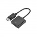 Переходник GoPower DisplayPort (m)-HDMI (f) ver.1.4 черный Premium Zip-Lock c подвесом (1/200)#2117672
