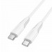 Кабель TypeC - TypeC BOROFONE BX119 60W (белый) 1м, мятая упаковка#2118063