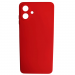 Чехол силиконовый Samsung A07 Silicone Case без лого красный#2118383