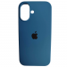 Чехол силиконовый Silicone Case ORG iPhone 16 синий (21)#2118384