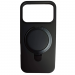 Чехол силиконовый iPhone 17 Pro Max MagSafe цветной с кольцом черный#2118475