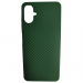Чехол силиконовый Samsung A06 карбон зеленый#2118404