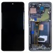 Дисплей для Samsung Galaxy S20 Ultra (G988B) модуль с рамкой Черный - (Soft OLED, 120 Гц) (Full Size)#2123000
