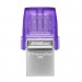 USB 3.2  256GB  Kingston  DataTraveler microDuo 3C  (USB 3.0/3.2 + Type C)#2134937