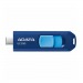 USB 3.2  64GB  A-Data  UC300  синий/голубой#2119078