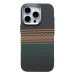 Чехол-накладка - MosBros (PC) для "Apple iPhone 16 Pro" (LF115) (black/green) (243114)#2120642