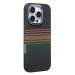 Чехол-накладка - MosBros (PC) для "Apple iPhone 16 Pro" (LF115) (black/green) (243114)#2120644