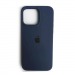 Чехол силиконовый Silicone Case ORG iPhone 15 Pro Max темно-синий#2120885