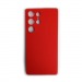 Чехол силиконовый Samsung S25 Ultra Silicone Cover без лого красный#2120849