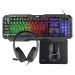 Набор игровой клавиатура+мышь+гарнитура+коврик Smartbuy F10 черный (SBC610GK)/4#2120911