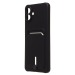 Чехол-накладка - SC304 с картхолдером для "Samsung Galaxy A07 4G" (black) (241630)#2131698
