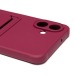 Чехол-накладка - SC304 с картхолдером для "Samsung Galaxy A07 4G" (bordo) (241631)#2131695