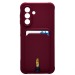 Чехол-накладка - SC304 с картхолдером для "Samsung Galaxy A17 4G" (bordo) (241650)#2131681