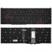Клавиатура Acer Nitro 5 AN517-52 черная с красной подсветкой (широкий шлейф клавиатуры)#2122282