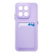 Чехол-накладка - SC337 с картхолдером для "Honor X7d 4G" (light violet) (242362)#2124716