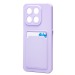 Чехол-накладка - SC337 с картхолдером для "Honor X7d 4G" (light violet) (242362)#2125752