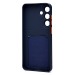 Чехол-накладка - SC337 с картхолдером для "Samsung Galaxy S25 FE" (dark blue) (242285)#2125747