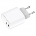 Адаптер постоянного тока 2гн.Type-C PD3.0 20W, белый "Rexant"#2124874