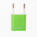 Адаптер Сетевой Activ TAU1 USB 1,5A/7,5W (green) (36008)#2124095