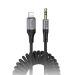 Кабель Lightning - 3.5mm Hoco UPA33A Nuevo 100см   (black) (241485)#2125322