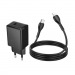 Адаптер Сетевой с кабелем Hoco N68 Nuevo PD Type-C 20W (Type-C/Lightning) (black) (242960)#2125304